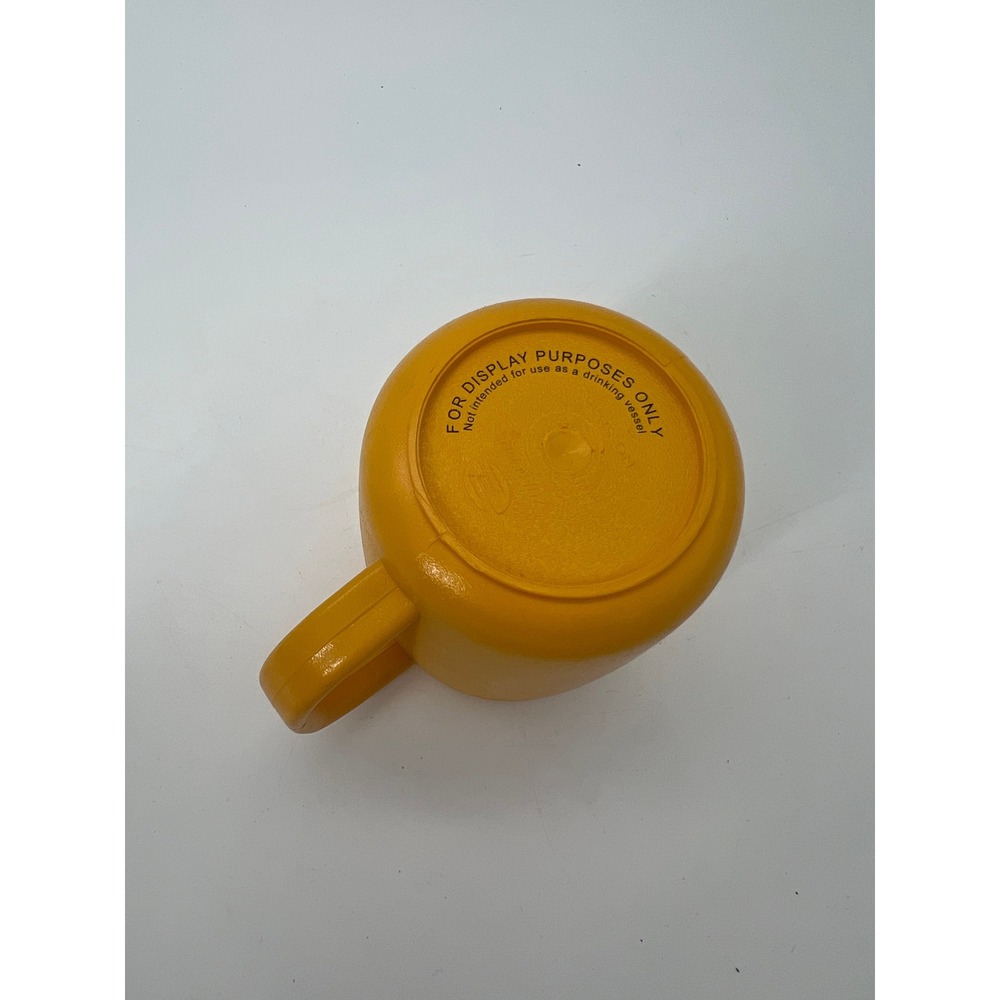 Got Chocolate Milk Advertising Display Cup Yellow Resin Collectible Mug 90s - Picture 6 of 6